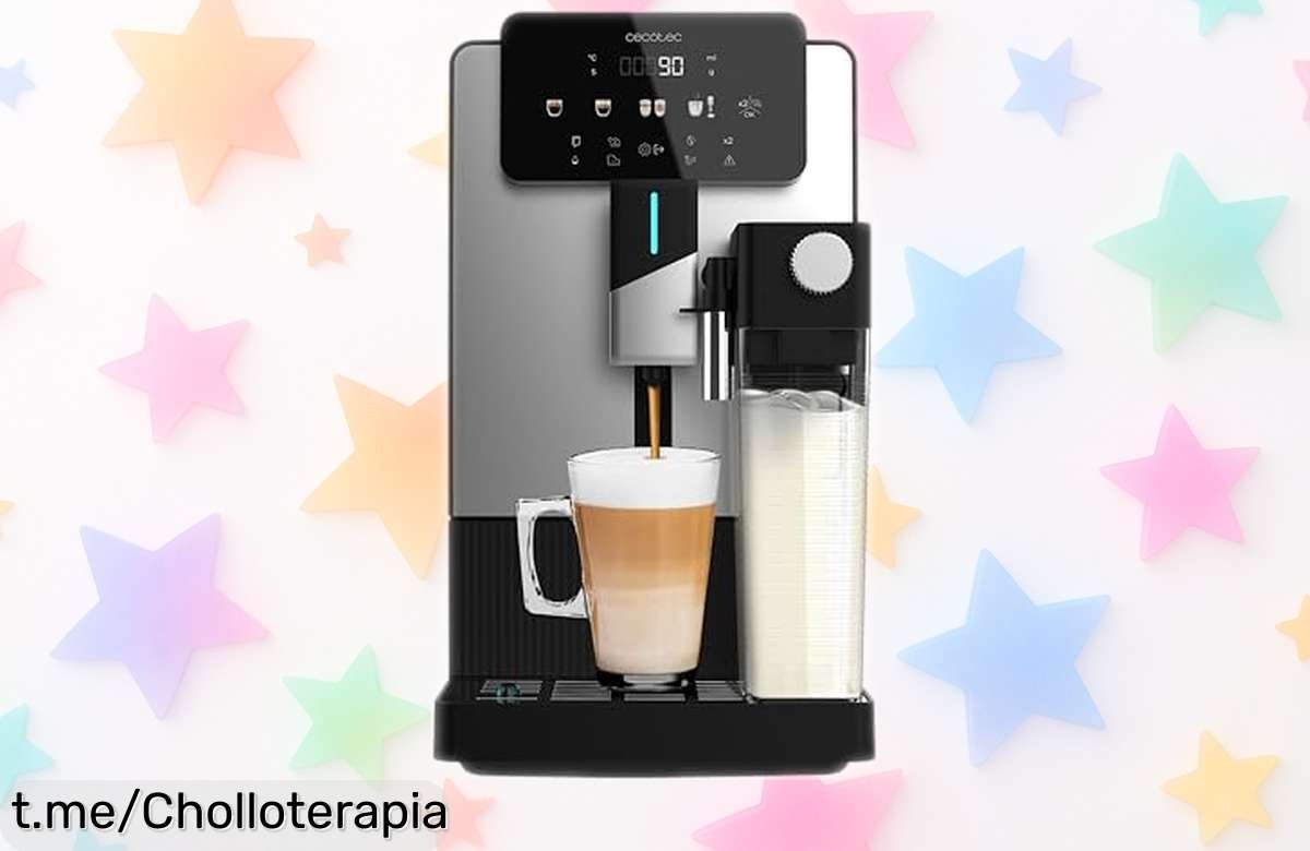 Cafetera superautomática Cecotec con 19 bares y panel táctil, café sumptuous en segundos a precio rebajado, aprovecha este ofertón antes de que se acabe ¡No te quedes sin ella!