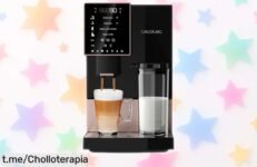 Cafetera superautomática Cecotec con molinillo y 19 bares, ¡nuevo ofertón que hace café perfecto en segundos! Disfruta del sabor sorprendente antes de que se agote.