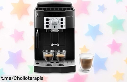 Cafetera superautomática De'Longhi Magnifica S con crema de cappuccino perfecta – ¡Oferta increíble, agua lista en 35 segs y precio rebajado que no podrás dejar pasar!