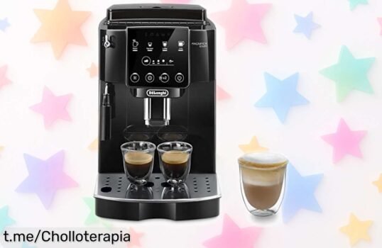 Cafetera superautomática De'Longhi con espuma cremosa a precio rebajado, ¡no dejes pasar esta oferta y siente el sabor del bar en casa!