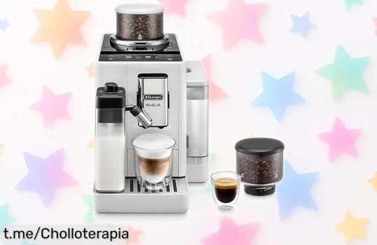 Cafetera superautomática De'Longhi con espuma perfecta y 16 recetas, ¡precios rebajados que vuelan! No dejes pasar esta oportunidad y deléitate con cada taza ahora.