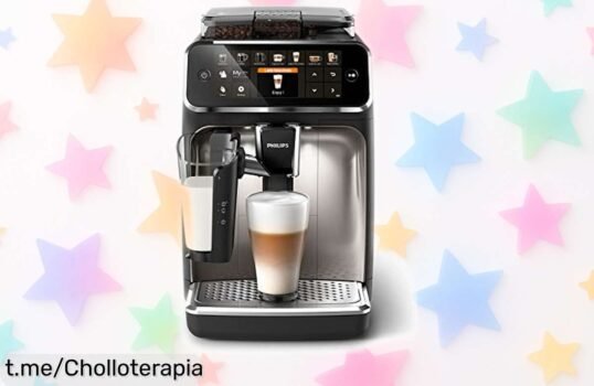 Cafetera superautomática Philips LatteGo con espuma deliciosa y 12 cafés al instante, ahora a un precio rebajado que no puedes dejar escapar. ¡Disfruta de tus mañanas ya!
