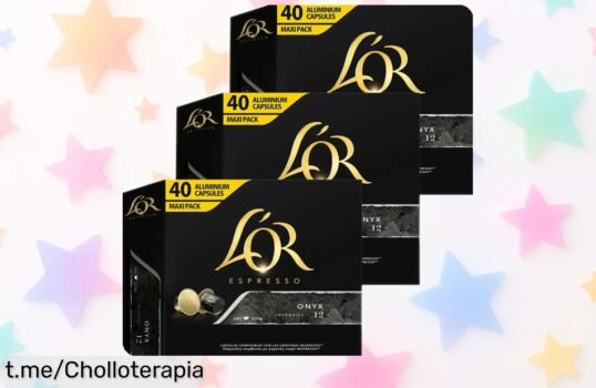 Cafeteras en casa: Mojate con 120 cápsulas Onyx L'OR para Nespresso a precio loco. ¡Aprovecha este ofertón y saborea el café como nunca antes!