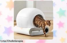 Caja de arena inteligente para gatos con control remoto: super chollo automático que facilita la limpieza y hace feliz a tu mascota, ¡aprovéchalo antes de que se acabe!