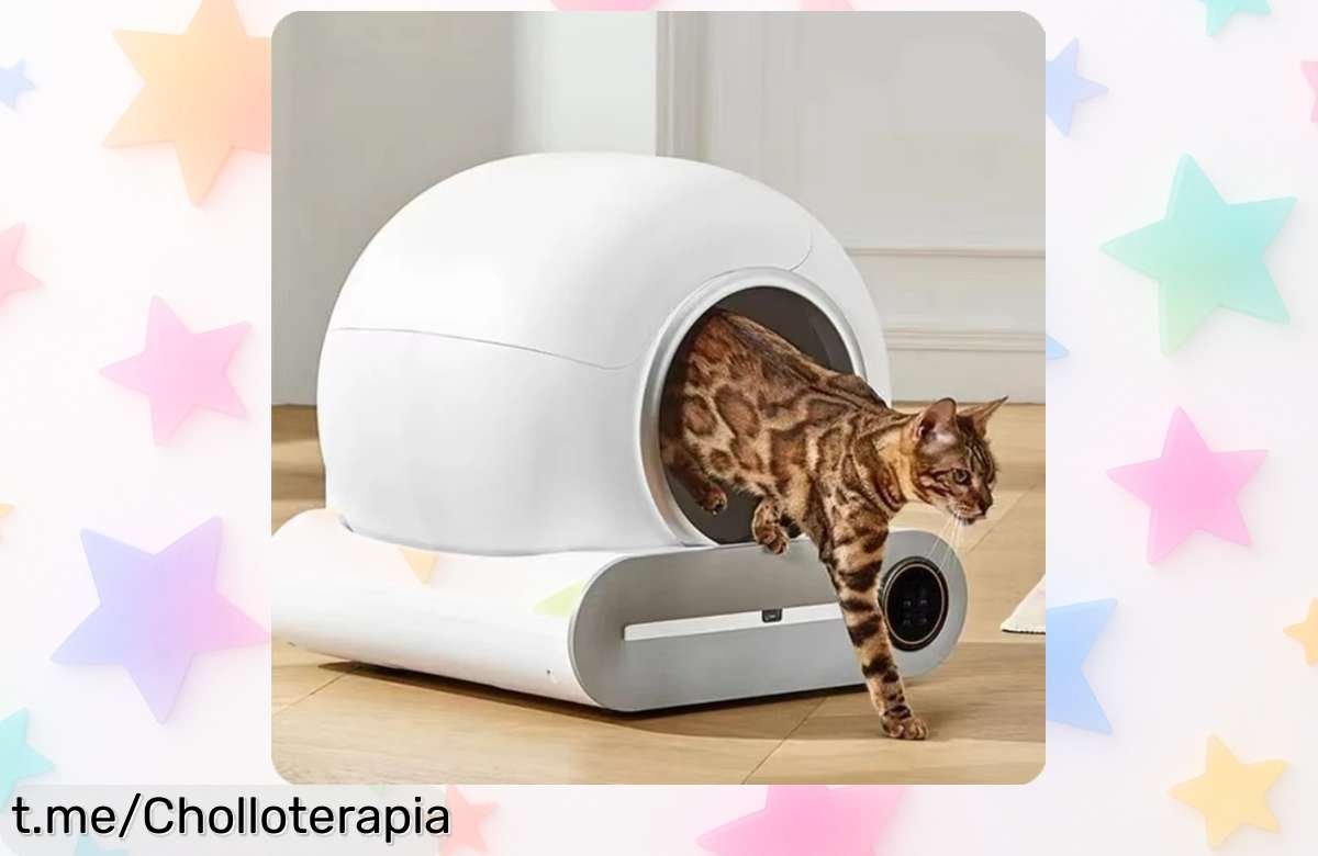 Caja de arena inteligente para gatos con control remoto: super chollo automático que facilita la limpieza y hace feliz a tu mascota, ¡aprovéchalo antes de que se acabe!