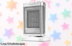 Calefactor cerámico Cecotec Ready Warm 6100 a precio de locura: calienta tu baño rápido y seguro, con protección antivuelco. ¡No te quedes sin el calor que necesitas!