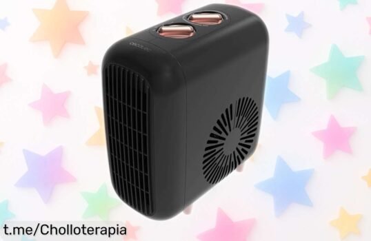 Calefactor cerámico ReadyWarm 600: ¡Potencia y seguridad a un precio rebajado que volará! Calienta rápido y en silencio, no te quedes con frío, cómpralo ya.