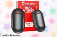 Calentador de manos eléctrico recargable pack 2, precio rebajado y oferta limitada que te hará olvidar el frío en un instante. ¡No te quedes sin el tuyo y mantén la calidez!