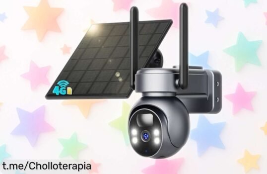 Cámara 4G SEHMUA con visión 360° y video nítido, ¡oferta loca para que no te pierdas nada! Protege lo que amas antes de que se acaben.