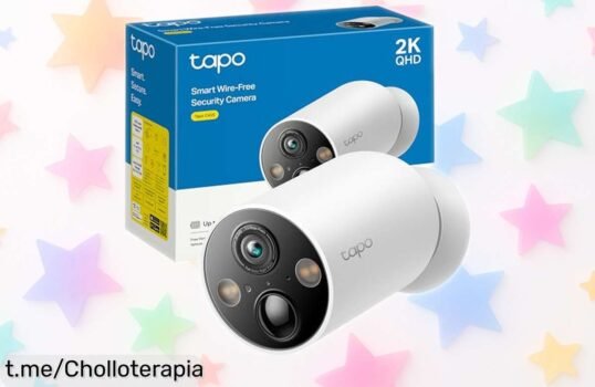 Cámara WiFi Tapo C425: visibilidad nocturna a color, batería de 300 días y precio rebajado. Protege lo que amas con esta oferta limitada que te dejará sin aliento.