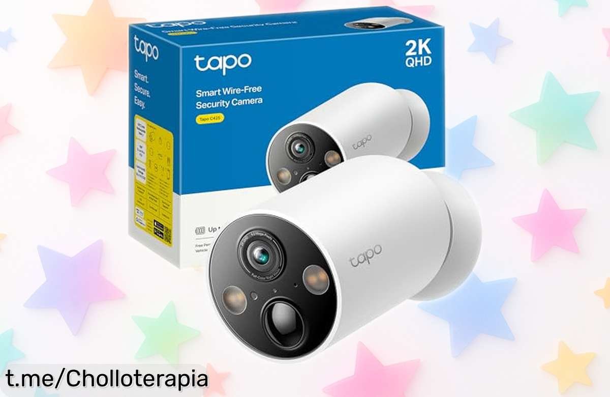 Cámara WiFi Tapo C425: visibilidad nocturna a color, batería de 300 días y precio rebajado. Protege lo que amas con esta oferta limitada que te dejará sin aliento.