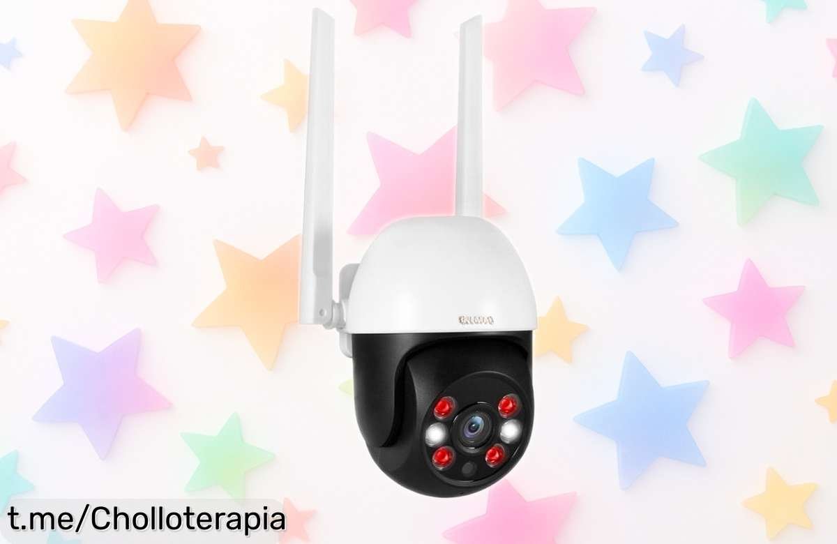 Cámara de seguridad inalámbrica KERUI 4K PTZ con visión nocturna a precio rebajado, cuida lo que amas y no te quedes sin la tuya ¡las unidades vuelan!