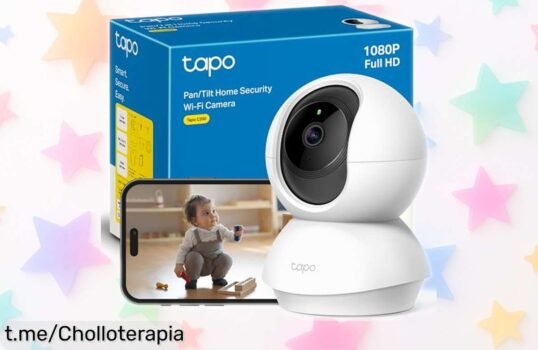 Cámara de vigilancia Tapo C200 con giro 360° y visión nocturna, ¡super chollo rebajado! Protege a los tuyos ahora mismo y disfruta de la paz que mereces.