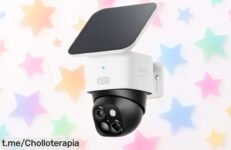 Cámara de vigilancia WiFi Eufy SoloCam S340: Super chollo solar que te cuida las 24 horas, ¡instálala ya y protege tu hogar sin cuotas mensuales!