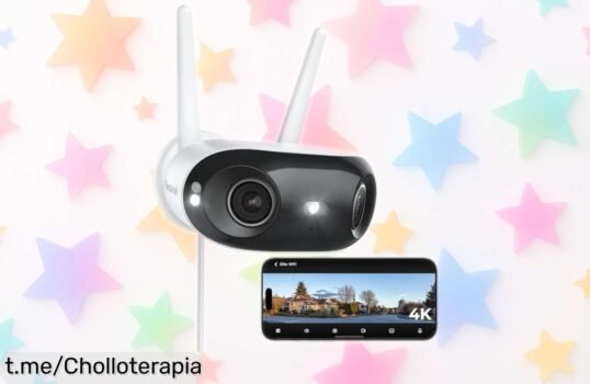 Cámara de vigilancia WiFi exterior Reolink Elite con visión panorámica 180°, precio rebajado y alarma para proteger lo que amas. ¡No te quedes sin ella, actúa ya!