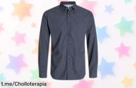 Camisa Jack & Jones Jjmatheo azul marino, ¡rebajada a precio de ganga! Deslumbra con estilo y siéntete increíble. No te la pierdas, actúa ya antes de que desaparezca.