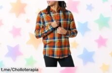 Camisa de franela Amazon Essentials con cuadros escoceses: ¡rebajado por tiempo limitado! Dale vida a tu armario y disfruta de un estilo único que no querrás perderte.