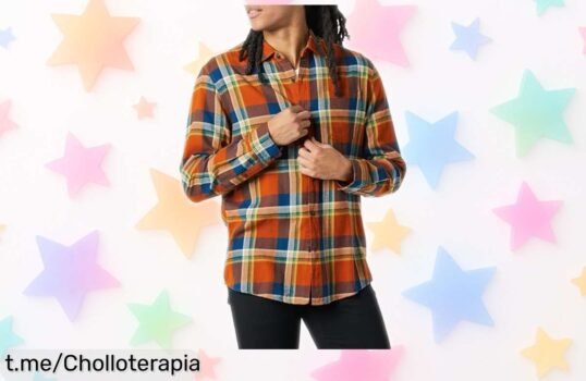 Camisa de franela Amazon Essentials con cuadros escoceses: ¡rebajado por tiempo limitado! Dale vida a tu armario y disfruta de un estilo único que no querrás perderte.