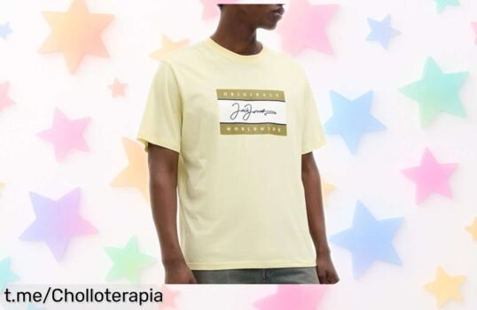 Camiseta Jack & Jones con diseño único a precio rebajado, ¡no dejes pasar esta oportunidad y luce tu estilo antes que vuelen!