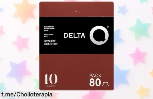 Cápsulas de café Delta Q espresso intenso a precio rebajado: despierta tus mañanas y disfruta cada sorbo lleno de caramelo, ¡date prisa que vuelan!