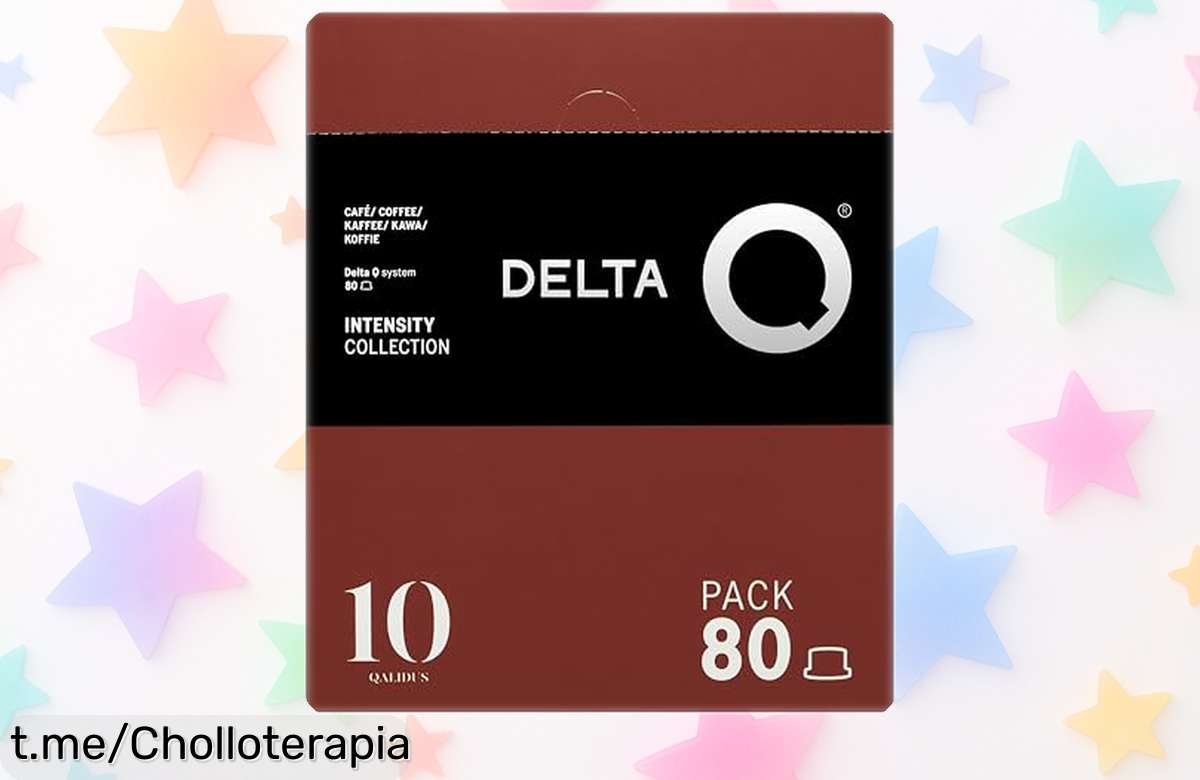 Cápsulas de café Delta Q espresso intenso a precio rebajado: despierta tus mañanas y disfruta cada sorbo lleno de caramelo, ¡date prisa que vuelan!