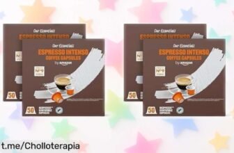 Cápsulas de café Espresso Intenso by Amazon: ¡Oferta increíble en cada taza, despierta tus mañanas con energía y sabor a precio rebajado que volará rápido!
