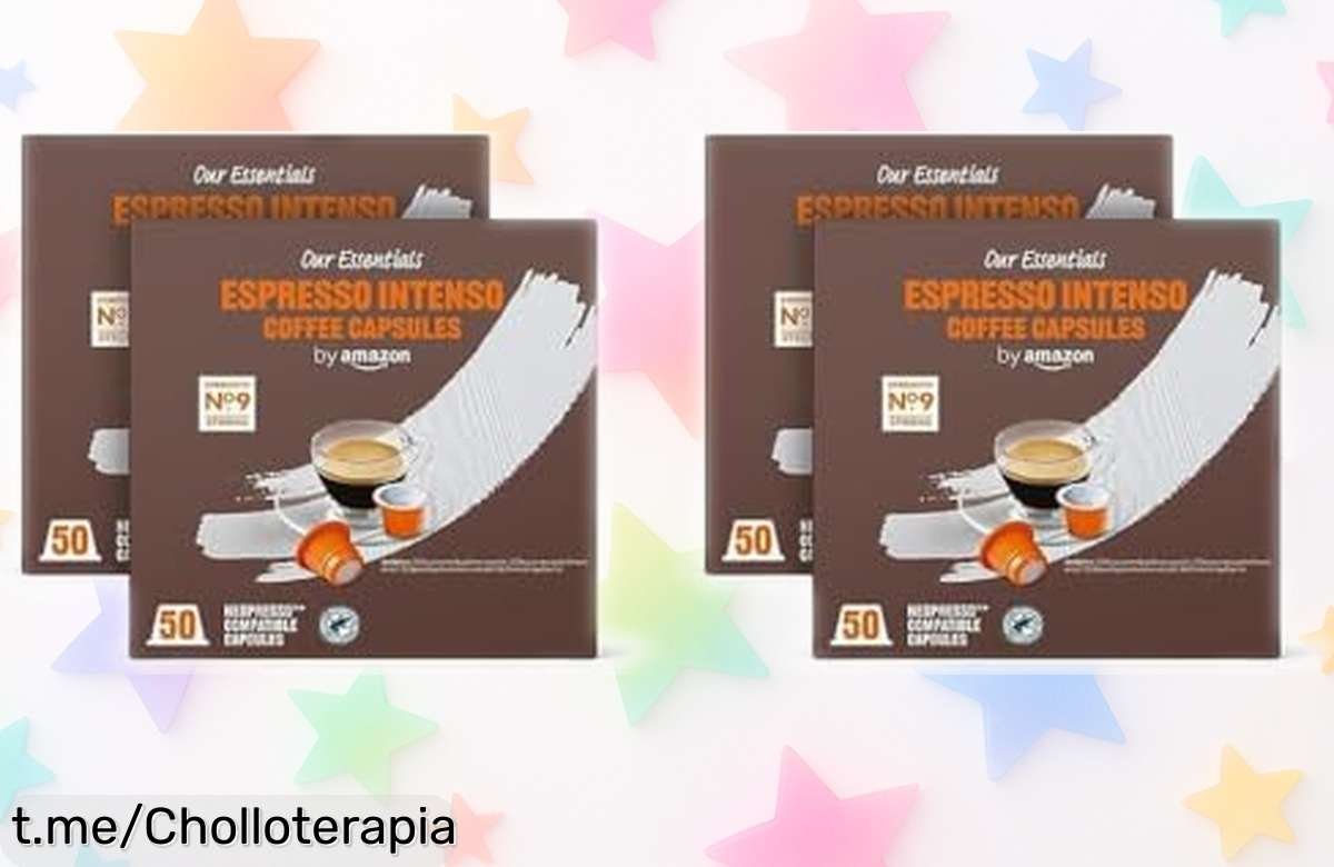 Cápsulas de café Espresso Intenso by Amazon: ¡Oferta increíble en cada taza, despierta tus mañanas con energía y sabor a precio rebajado que volará rápido!