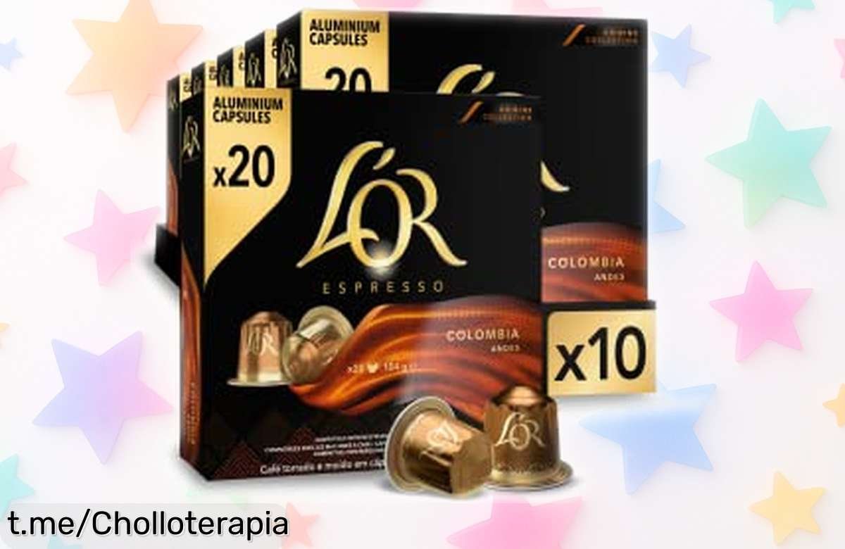 Cápsulas de café L’OR espresso Colombia, 200 unidades a precio rebajado: ¡No te pierdas este súper chollo y despierta tus sentidos con cada sorbo!
