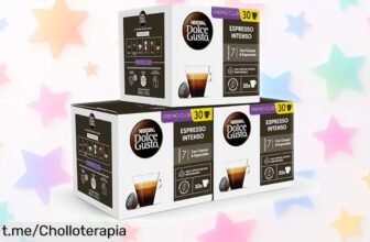 Cápsulas de café espresso intenso NESCAFÉ Dolce Gusto a precio muy bajo: 30 recetas deliciosas para disfrutar en casa, ¡no te quedes sin probar esta oferta única y energizante!