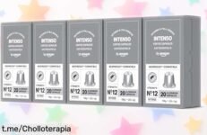 Cápsulas de café intenso by Amazon: 100 unidades a un precio loco, sabor fuerte y auténtico que no querrás perderte. ¡Despierta tus sentidos ya mismo!