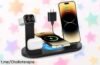 Cargador inalámbrico 3 en 1 con rotación 360° para iPhone, Airpods y Apple Watch a precio loco, ¡aprovéchalo ya antes de que se agote y mejora tu día a día!