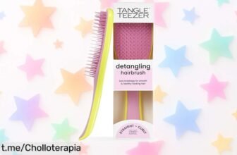 Cepillo desenredante Tangle Teezer Ultimate que cuida tu cabello sin tirones ni nudos, ¡precio loco y rebajado! No dejes que se escape esta oportunidad para lucir un pelo espectacular.