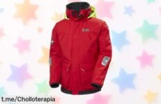 Chaqueta impermeable Helly Hansen para hombres con aislamiento sintético, ¡rebajada y lista para protegerte! No dejes pasar este super chollo y prepárate para cualquier clima ya.