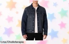 Chaqueta vaquera Amazon Essentials hombre, clásica y resistente a un precio muy bajo que no volverás a ver; personaliza tu estilo antes de que se acabe esta oferta brutal ¡Hazla tuya ya!