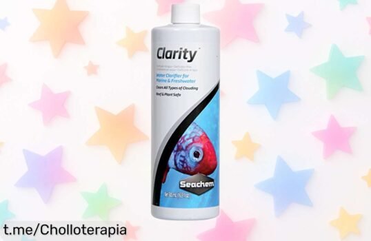 Clarificador de agua Seachem Clarity 500 ml: haz que tu acuario brille con un precio rebajado imperdible, ¡tus peces lo agradecerán y tú te enamorarás del resultado!