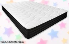 Colchón viscoelástico reversible que cuida tu columna a un precio rebajado. Duerme feliz y sin preocupaciones con este super chollo ¡No dejes escapar esta oportunidad única!