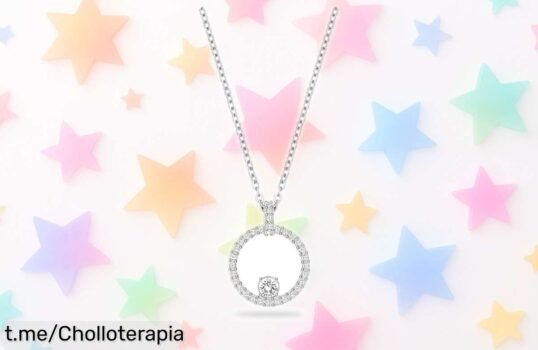 Collar con colgante de aro Swarovski Creativity para mujer a precio rebajado, ¡llévatelo y deslumbra cada día como nunca antes!