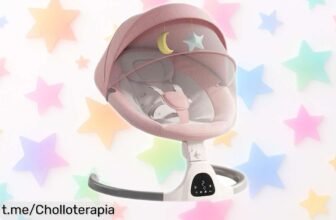 Columpio eléctrico para bebé EU Children Store con Bluetooth y control remoto, ¡precio rebajado en un super chollo! Momentos únicos que no querrás dejar escapar.