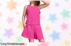 Conjunto corto para niñas Lotus, diseño que conquista y precio rebajado; ¡corre que se agotan y hazla sentir única con este ofertón!