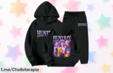 Conjunto de chándal Huntrix para niña, moderno y en movimiento: ¡Chollazo rebajado que hará brillar a tu pequeña! Aprovecha esta oferta antes de que desaparezca.