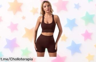 Conjunto deportivo Vocue que controla tu barriga y realza curvas al instante, ¡aprofítalo ya porque este super chollo está volando y no querrás quedarte sin el tuyo para brillar!