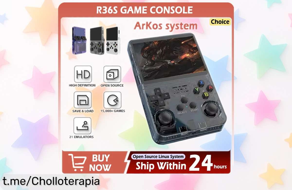 Consola portátil con pantalla IPS de 3,5” y 64GB: super chollo a precio loco por tiempo limitado. ¡Aprovecha ahora y haz que cada juego te saque una sonrisa!