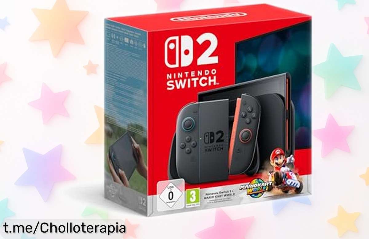 Consola súper potente Nintendo Switch 2 con Mario Kart World a precio rebajado, ¡el super chollo que te hará vivir emocionantes carreras junto a tus amigos!