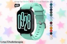 Correa deportiva de silicona suave para Redmi Watch, ¡descubre este super chollo que le dará energía a tu look! No te quedes sin la tuya y marca la diferencia ya.