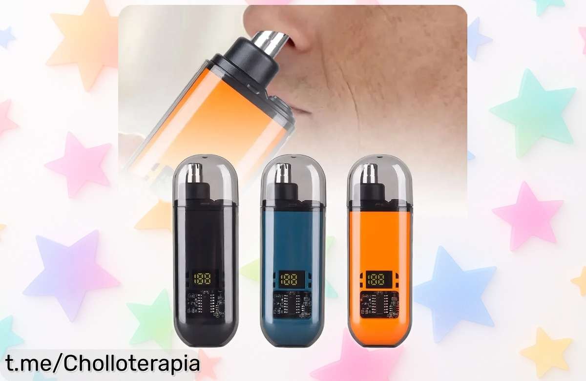 Cortadora de pelo eléctrica 2 en 1 para hombres: precio rebajado, ¡aprovecha este super chollo y luce impecable sin complicaciones!