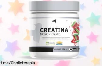 Creatina monohidrato Creapure 300g con Digezyme, super chollo a precio rebajadísimo que potencia tu energía y fuerza; ¡supérate antes de que se agote la oferta!