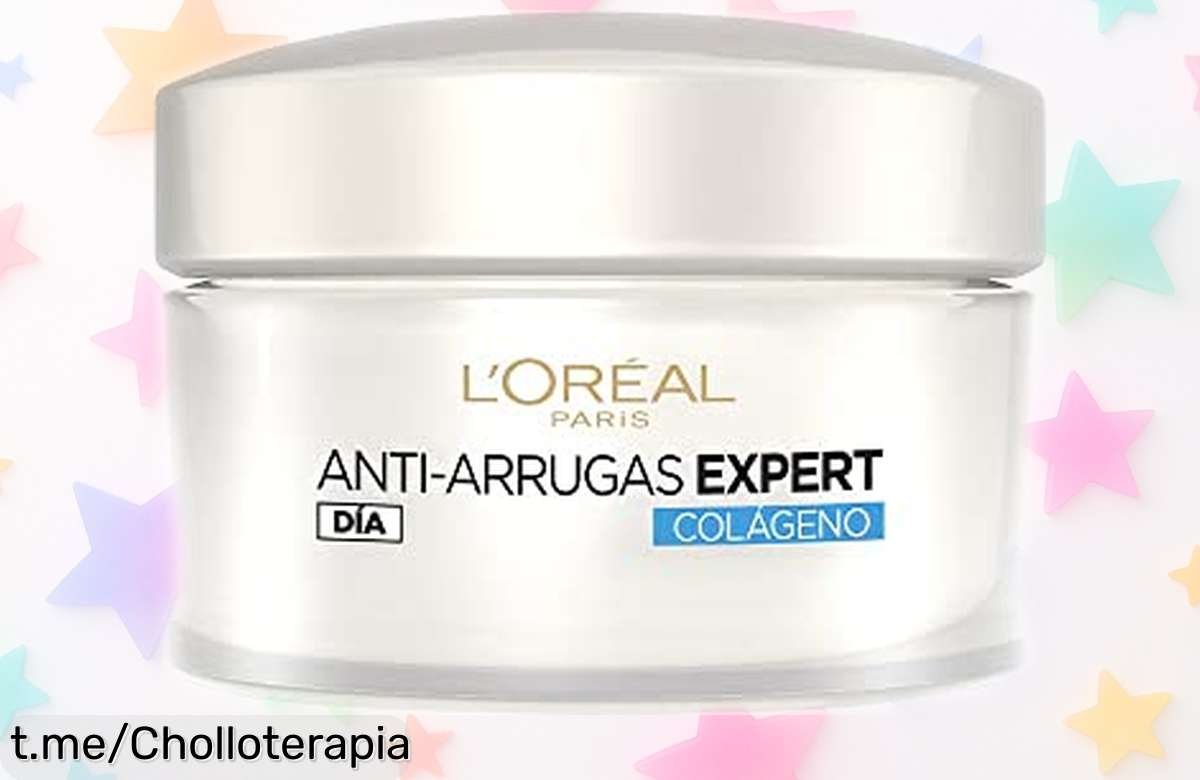 Crema antiarrugas de día L’Oreal Paris con colágeno, ¡un super chollo a precio loco que no puedes dejar escapar para lucir una piel fresca y joven!