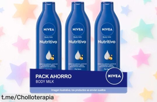 Crema corporal nutritiva NIVEA pack de 3 unidades 400ml con aceite de almendra a precio rebajado, siente tu piel suave y cuidada ¡no te lo pierdas!