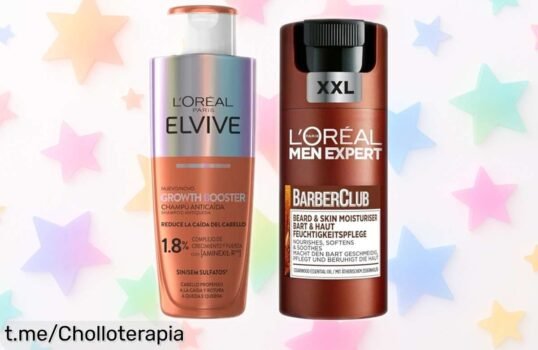 Crema hidratante en gel 2 en 1 L’Oréal Men Expert y champú anticaída Elvive, ¡un super chollo que cuida tu piel, barba y cabello a un precio regalado! Aprovecha esta rebaja brutal ya mismo.