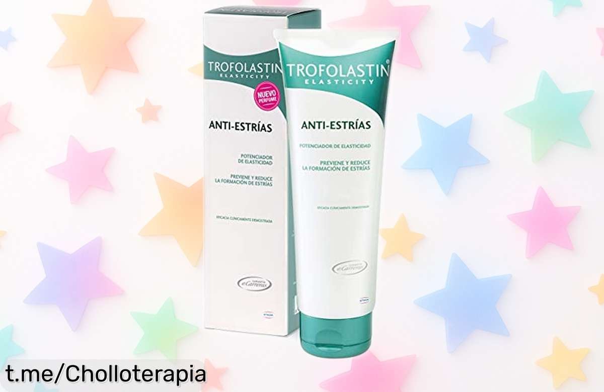 Crema reafirmante y antiestrías Trofolastin, ¡super chollo para una piel elástica e hidratada! No dejes pasar esta oportunidad única de sentirte genial cada día a un precio rebajado.